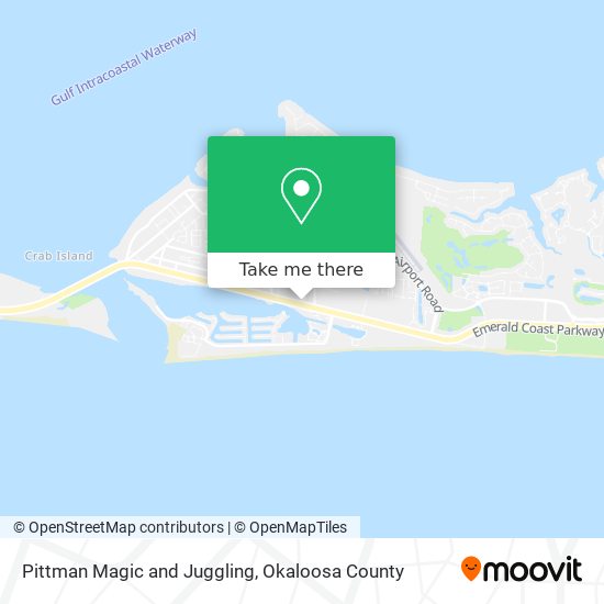 Mapa de Pittman Magic and Juggling
