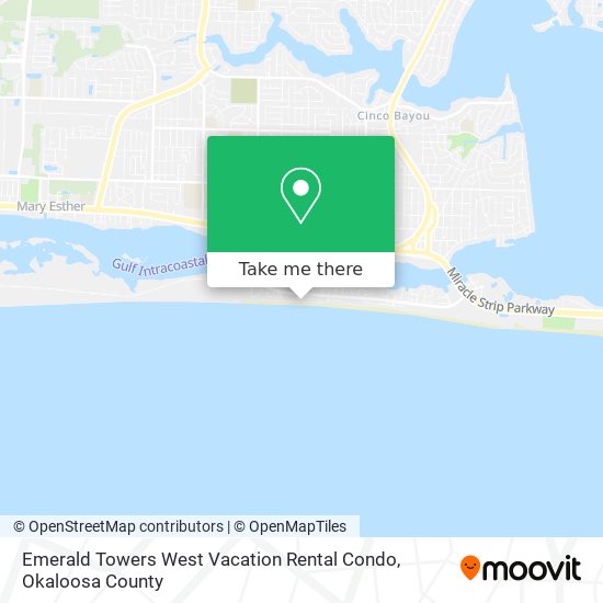 Emerald Towers West Vacation Rental Condo map