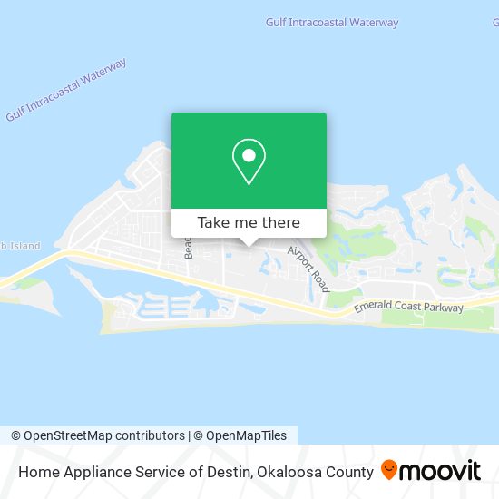 Home Appliance Service of Destin map