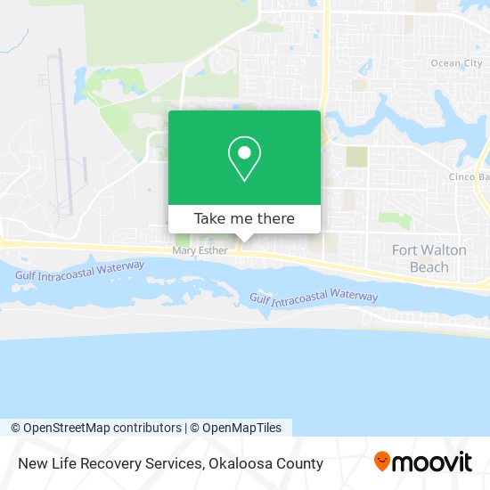 New Life Recovery Services map