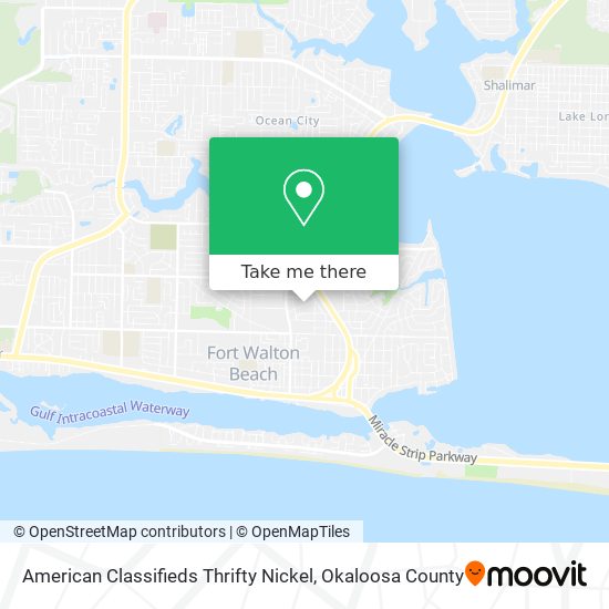 Mapa de American Classifieds Thrifty Nickel