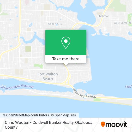 Chris Wooten - Coldwell Banker Realty map