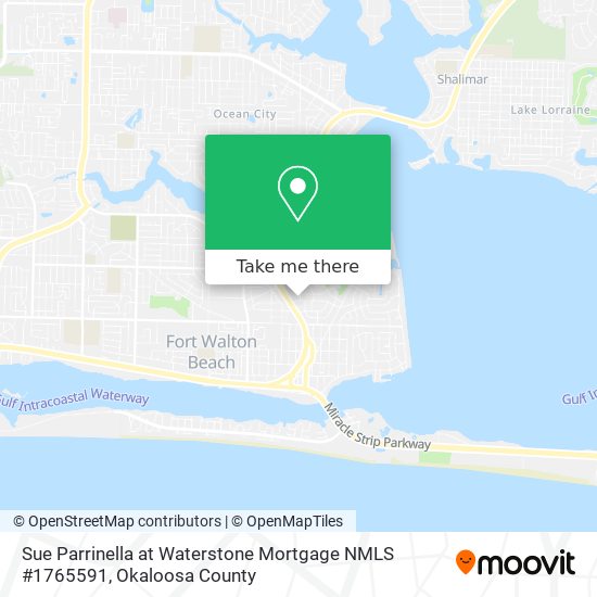 Sue Parrinella at Waterstone Mortgage NMLS #1765591 map