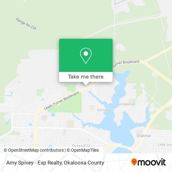 Amy Spivey - Exp Realty map