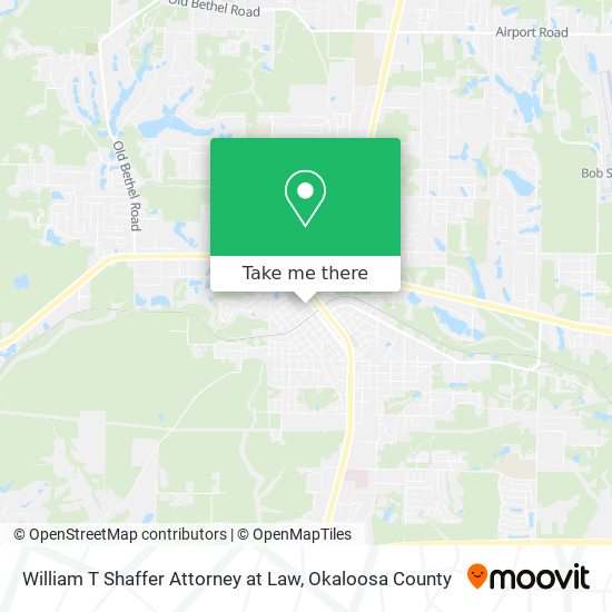 William T Shaffer Attorney at Law map