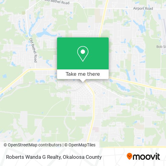 Mapa de Roberts Wanda G Realty