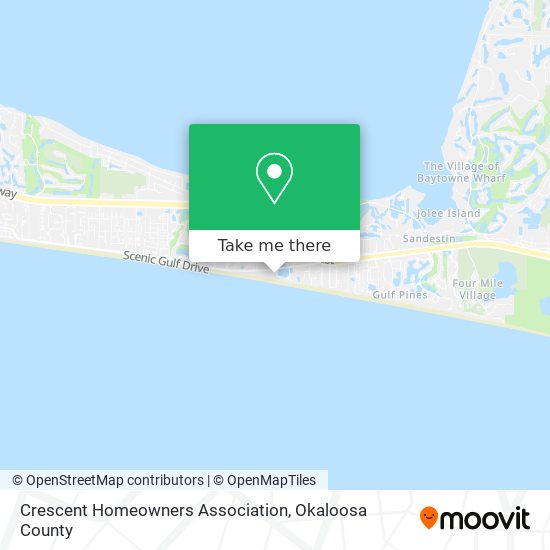 Mapa de Crescent Homeowners Association