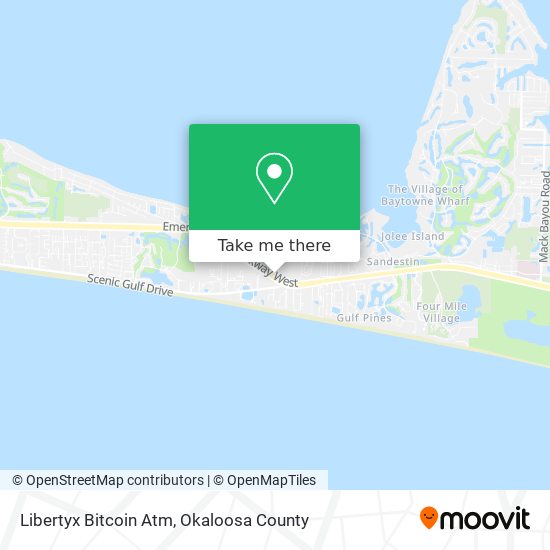 Mapa de Libertyx Bitcoin Atm