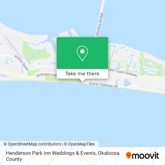 Mapa de Henderson Park Inn Weddings & Events