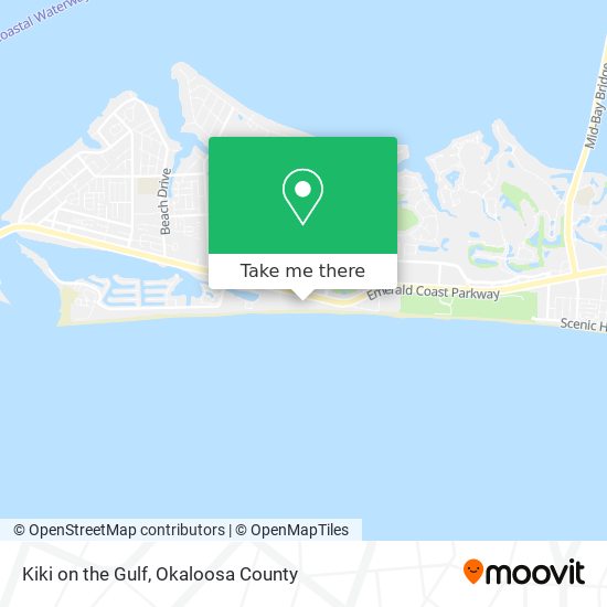 Kiki on the Gulf map