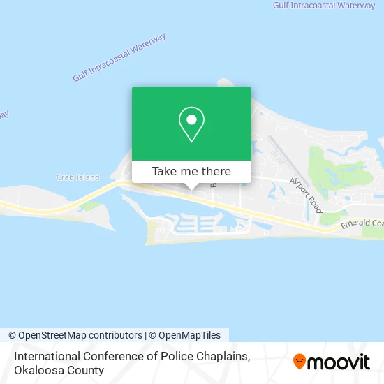 International Conference of Police Chaplains map