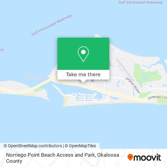 Norriego Point Beach Access and Park map