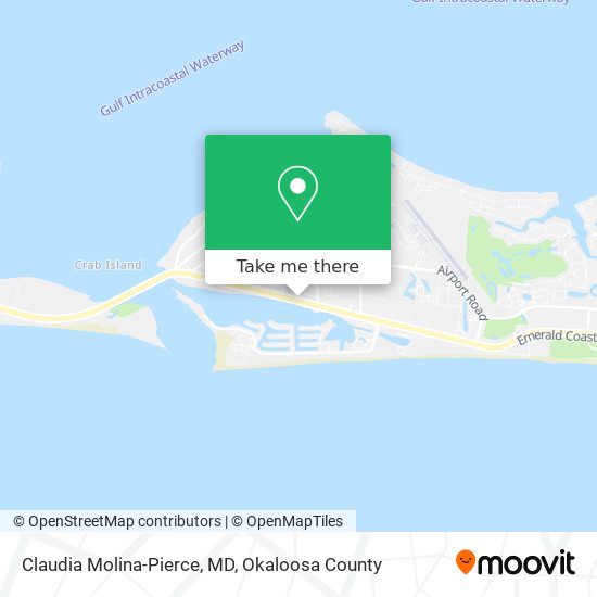 Claudia Molina-Pierce, MD map