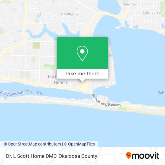 Dr. L Scott Horne DMD map