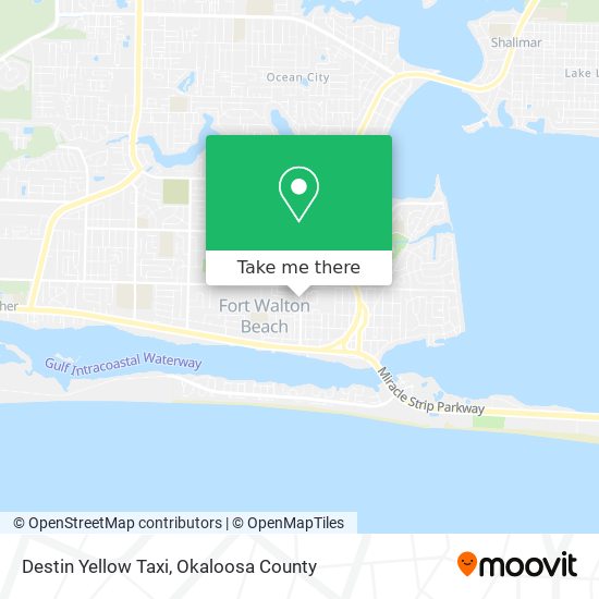 Destin Yellow Taxi map