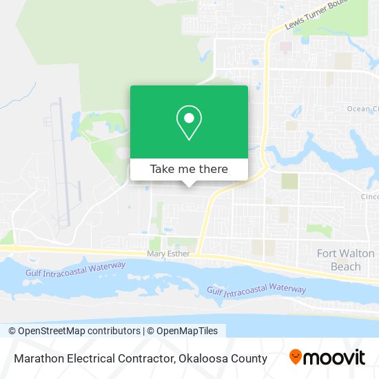 Marathon Electrical Contractor map