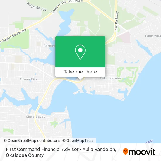 First Command Financial Advisor - Yulia Randolph map