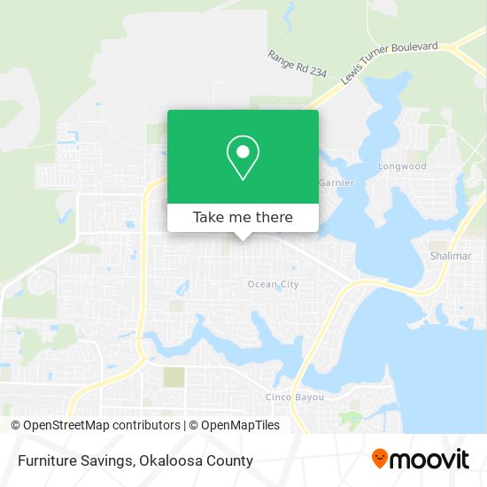 Furniture Savings map