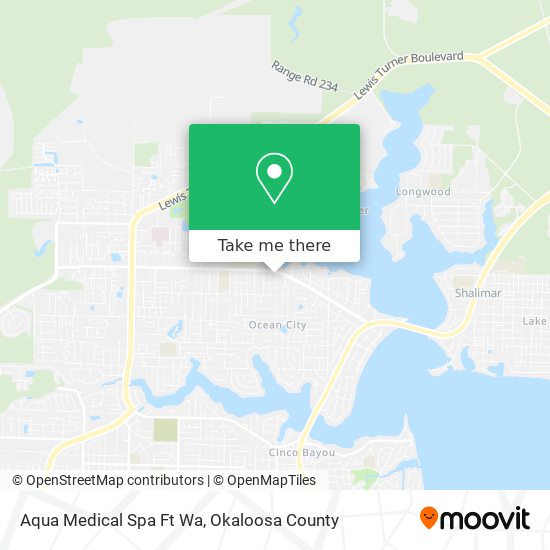 Aqua Medical Spa Ft Wa map