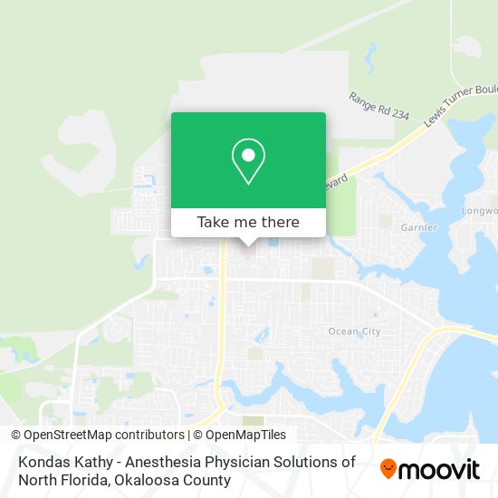 Kondas Kathy - Anesthesia Physician Solutions of North Florida map