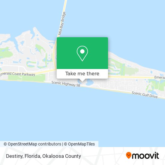 Destiny, Florida map