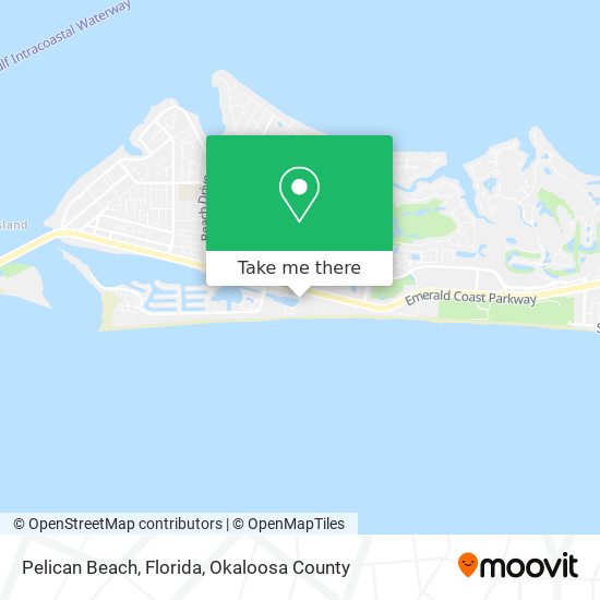 Pelican Beach, Florida map