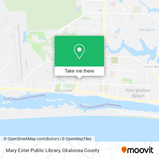 Mary Ester Public Library map