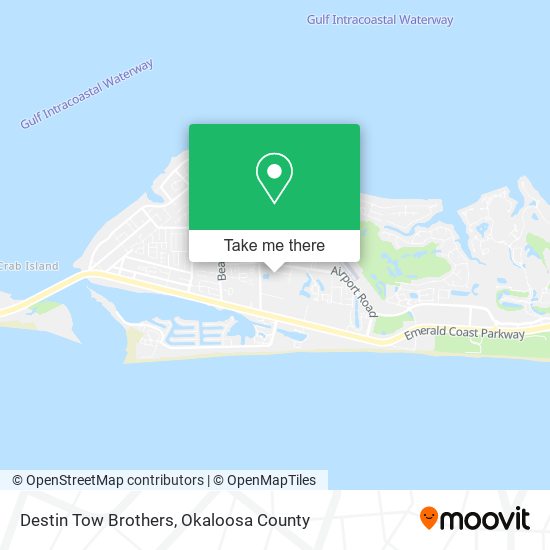 Destin Tow Brothers map