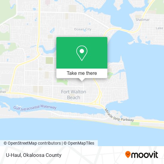 U-Haul map