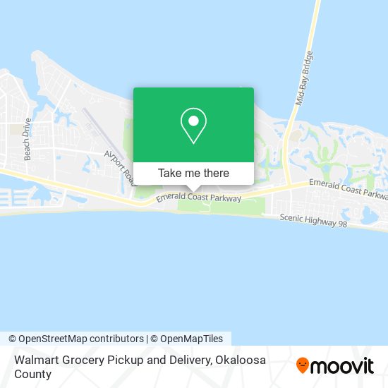 Mapa de Walmart Grocery Pickup and Delivery