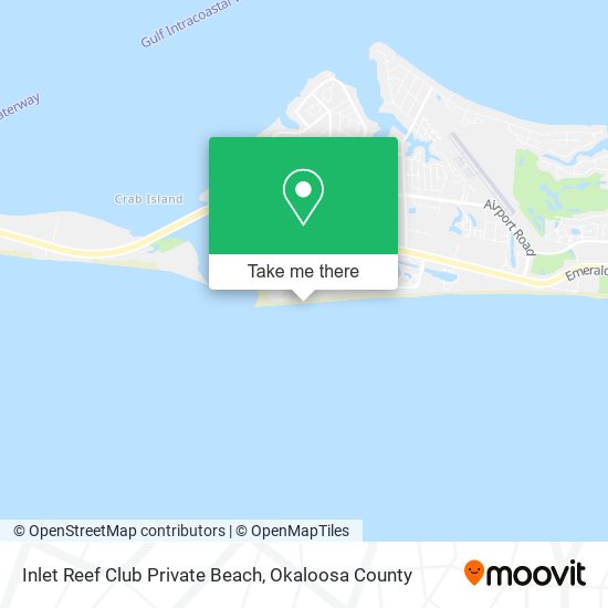 Inlet Reef Club Private Beach map