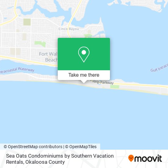 Sea Oats Condominiums by Southern Vacation Rentals map