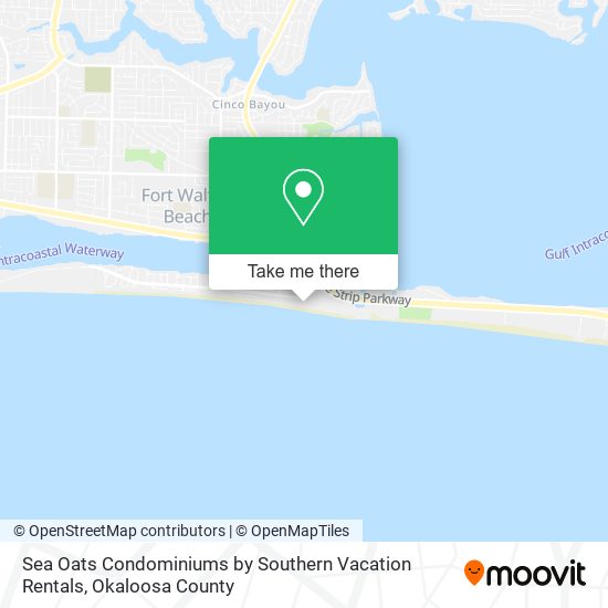 Mapa de Sea Oats Condominiums by Southern Vacation Rentals