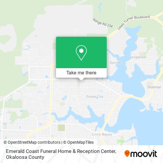 Mapa de Emerald Coast Funeral Home & Reception Center