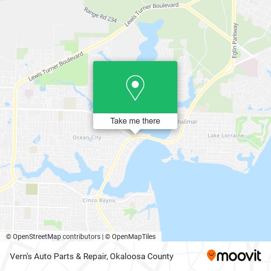 Vern's Auto Parts & Repair map