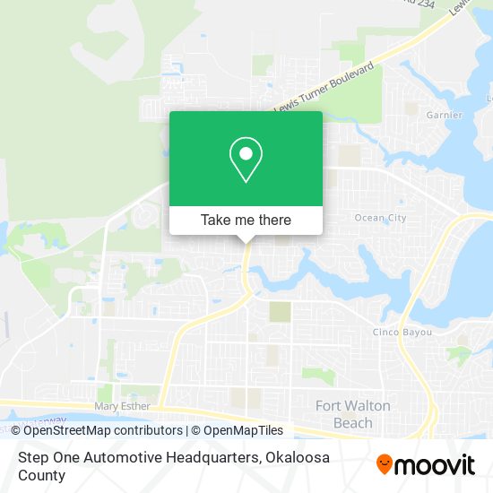 Step One Automotive Headquarters map