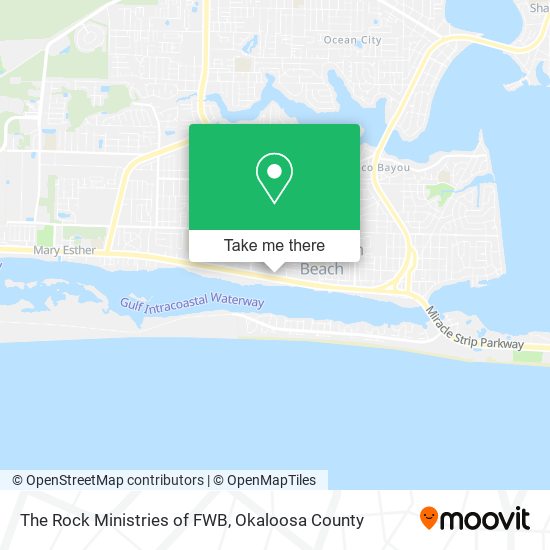 Mapa de The Rock Ministries of FWB