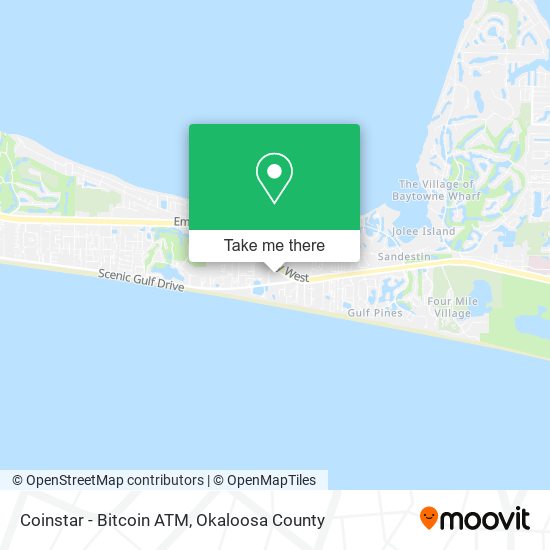 Mapa de Coinstar - Bitcoin ATM