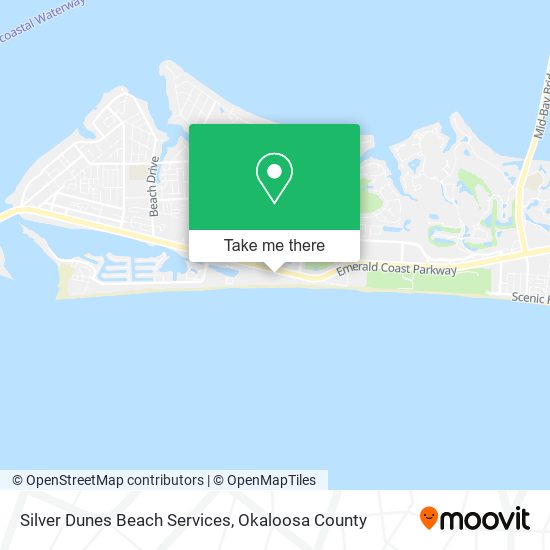 Silver Dunes Beach Services map