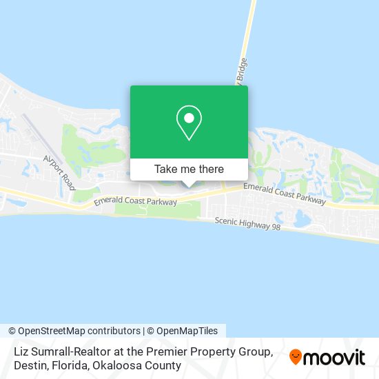 Liz Sumrall-Realtor at the Premier Property Group, Destin, Florida map