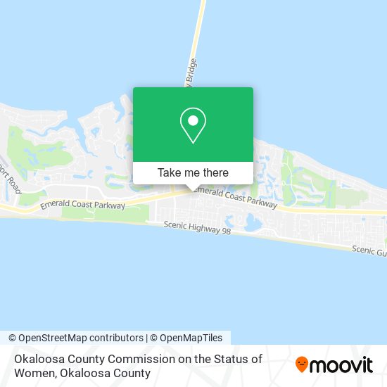 Okaloosa County Commission on the Status of Women map