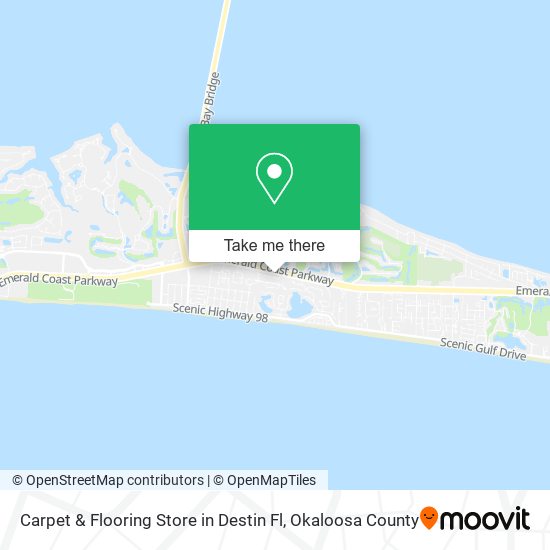 Mapa de Carpet & Flooring Store in Destin Fl