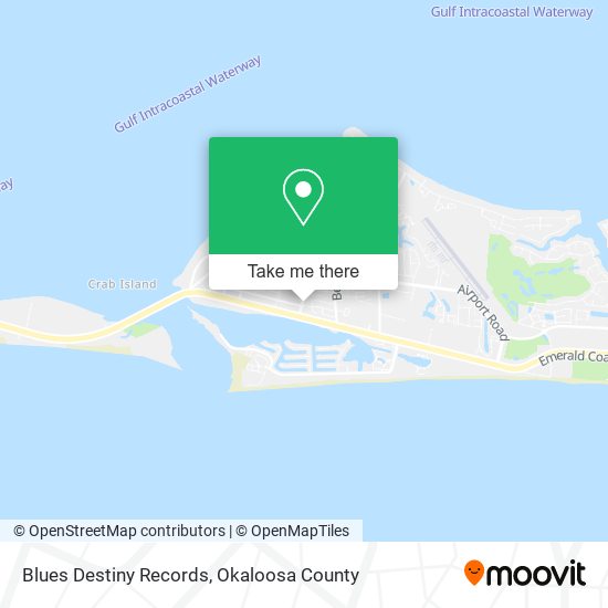 Blues Destiny Records map