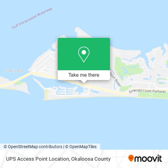 UPS Access Point Location map