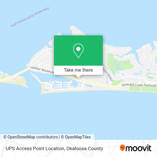 UPS Access Point Location map