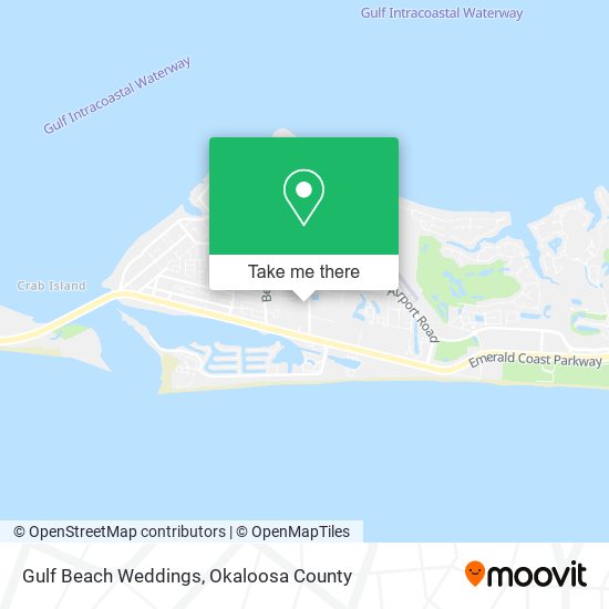 Mapa de Gulf Beach Weddings