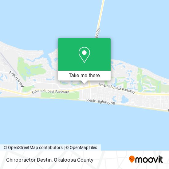 Chiropractor Destin map