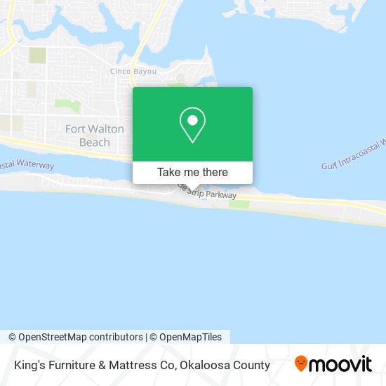Mapa de King's Furniture & Mattress Co