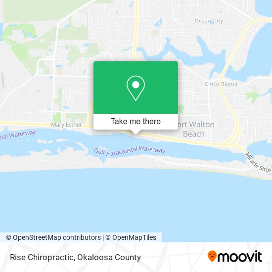 Mapa de Rise Chiropractic