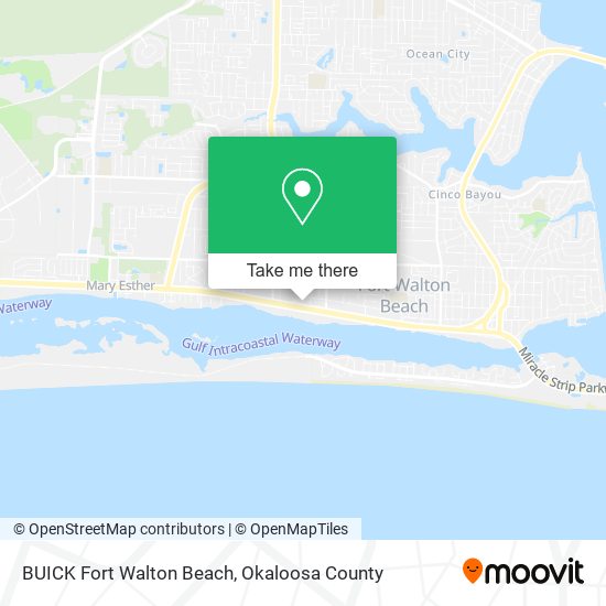 BUICK Fort Walton Beach map